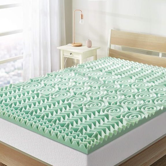 Mellow 1.5 5-Zone Memory Foam Mattress Topper