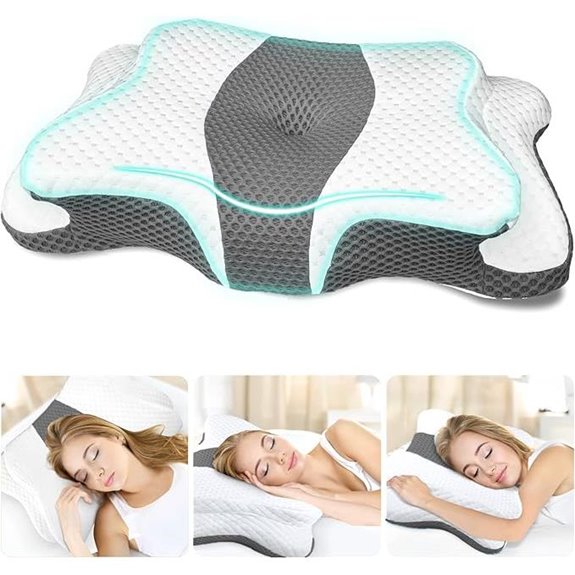Memory Foam Cervical Pillow for Neck & Shoulder Pain