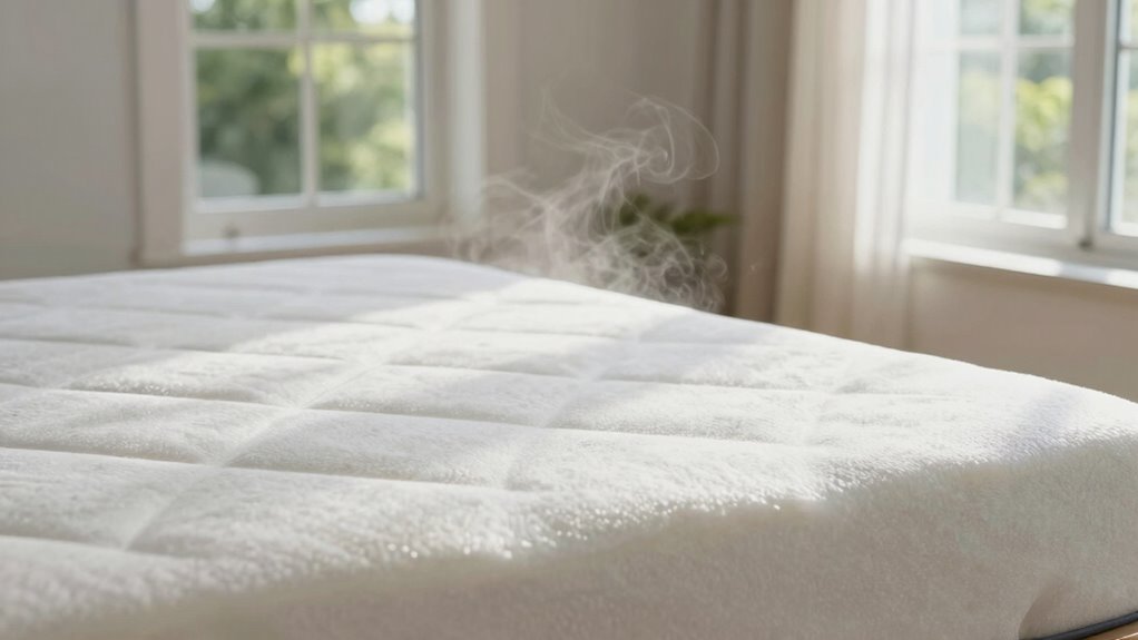 memory foam odor dissipation