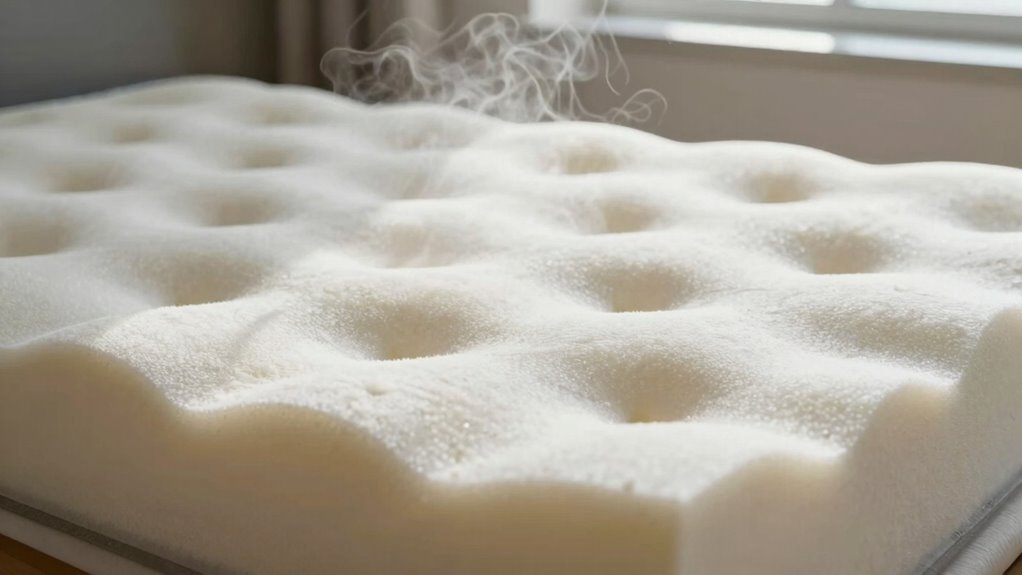 memory foam off gassing solutions