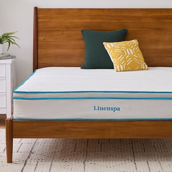 Linenspa 10 Memory Foam & Spring Hybrid Mattress
