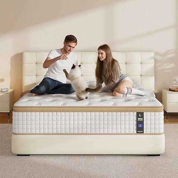 MOOA Queen Mattress with Memory Foam & Springs