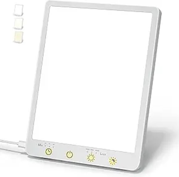 Light Therapy Lamp with Memory & Wall Mount
