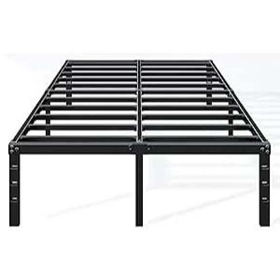 Hafenpo 18-Inch Full Metal Bed Frame with Storage