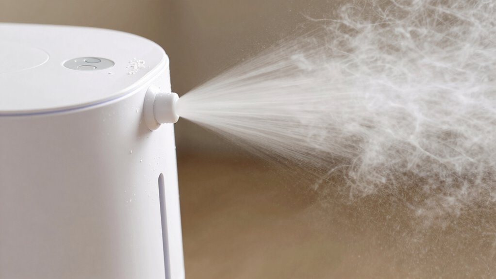 minerals cause white dust