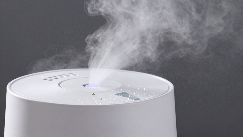 minerals cause white dust