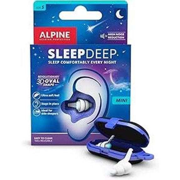 Alpine SleepDeep Mini Ear Plugs for Sleep