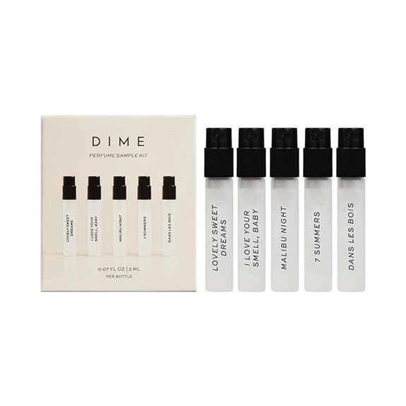 DIME Beauty Perfume Sampler Set of 5 2ml