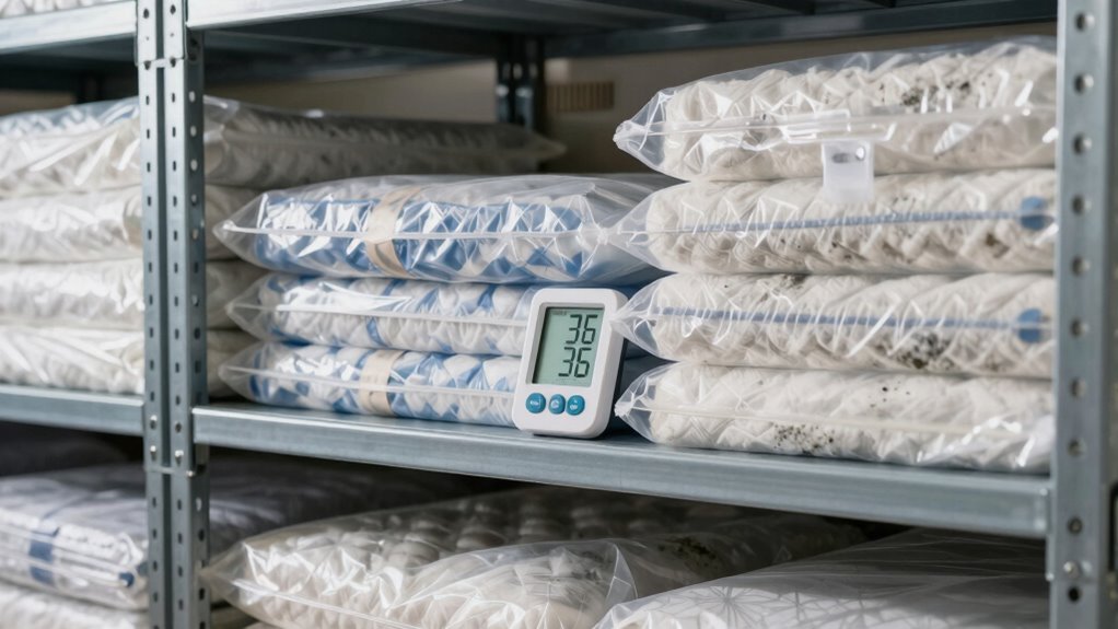 monitor storage humidity levels