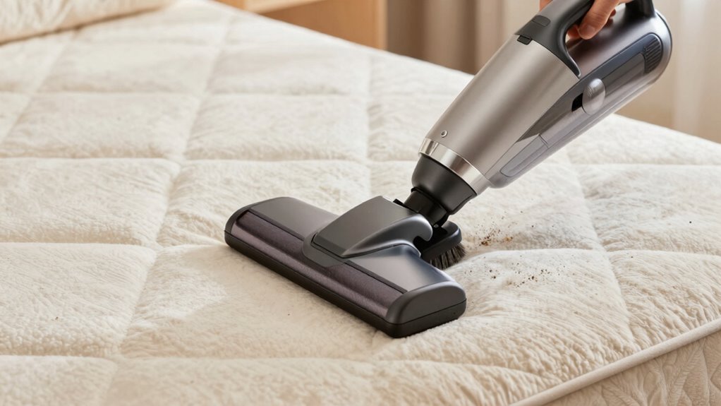 monthly mattress vacuuming routine