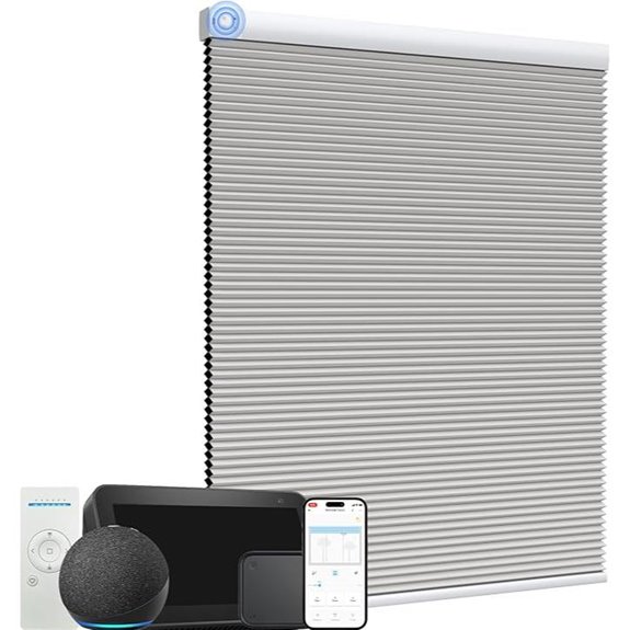 MYshade Motorized Cellular Shades with Smart Home Compatibility