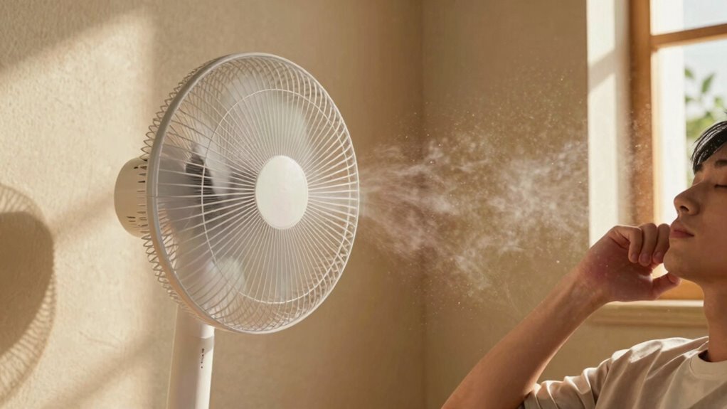 moving air increases comfort