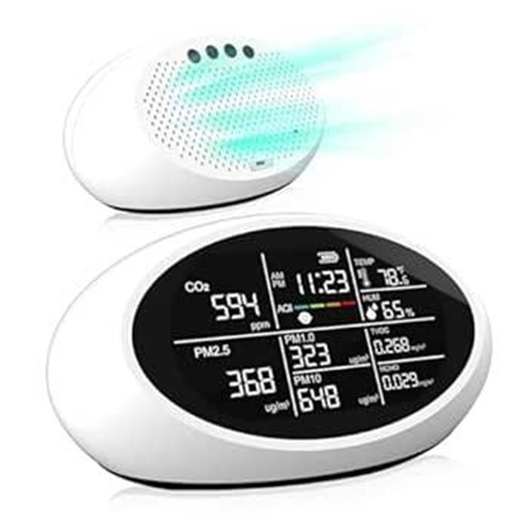 18-in-1 Indoor Air Quality Monitor with CO2 Sensor