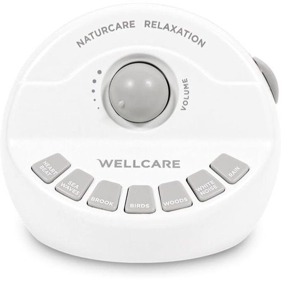 WELLCARE Naturcare Sleep Sound Machine with Nature Sounds