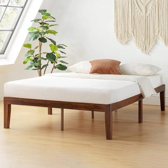 Mellow Naturalista King Wood Platform Bed