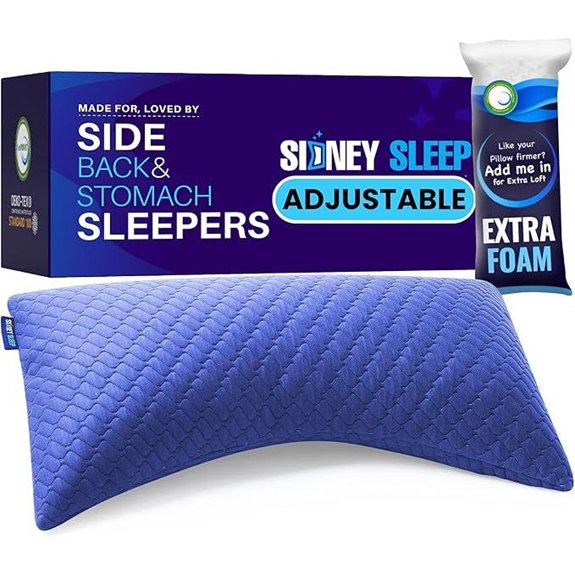 Sidney King Sleep Pillow for Neck and Shoulder Pain