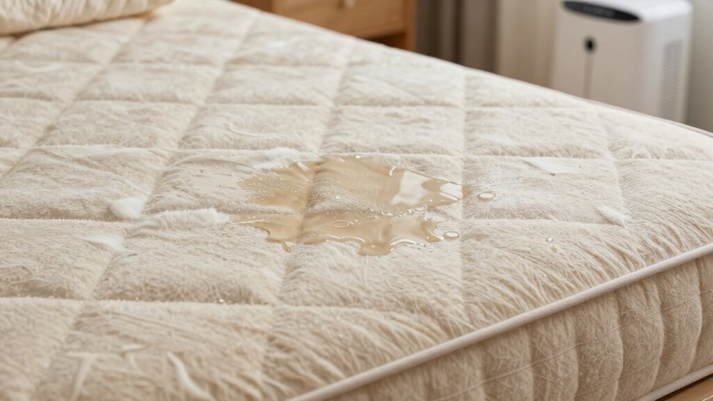 night sweating causes mattress dampness