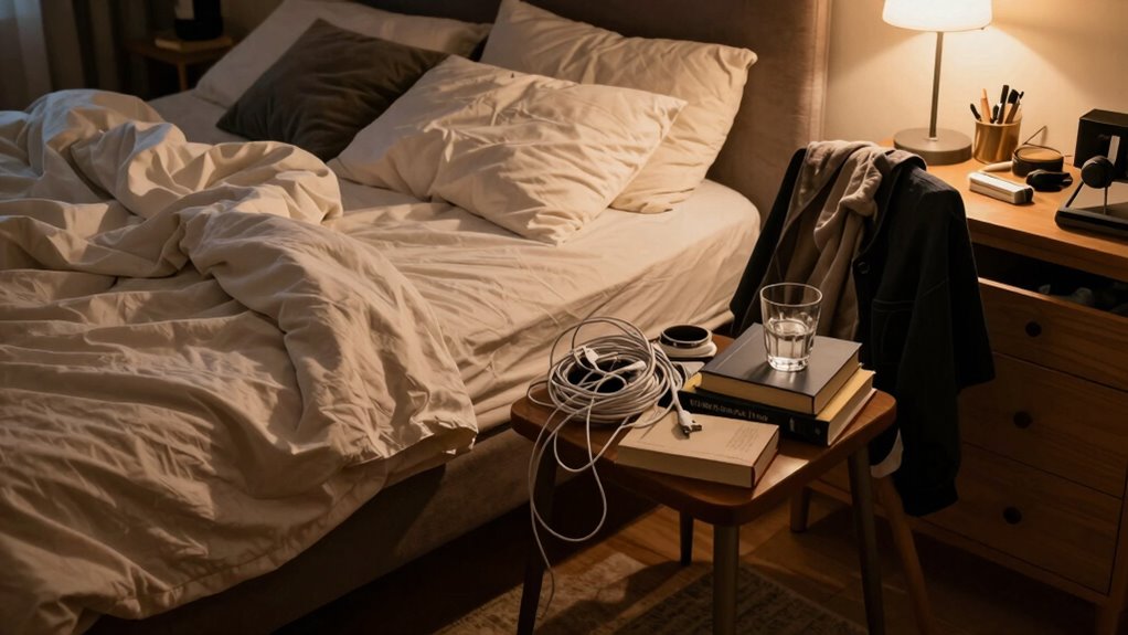 nightly tidy and relaxation routine