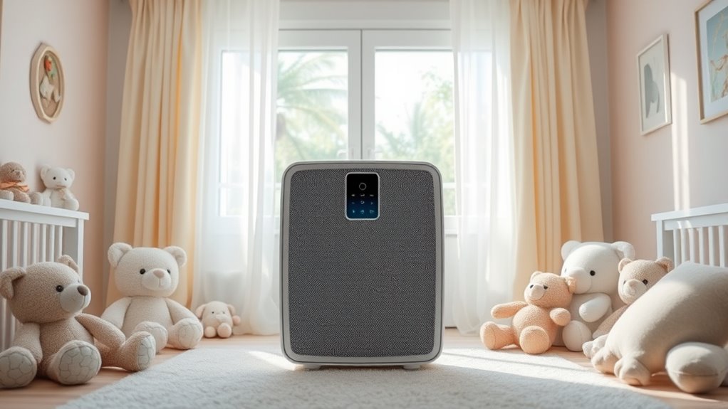nursery air purifier features
