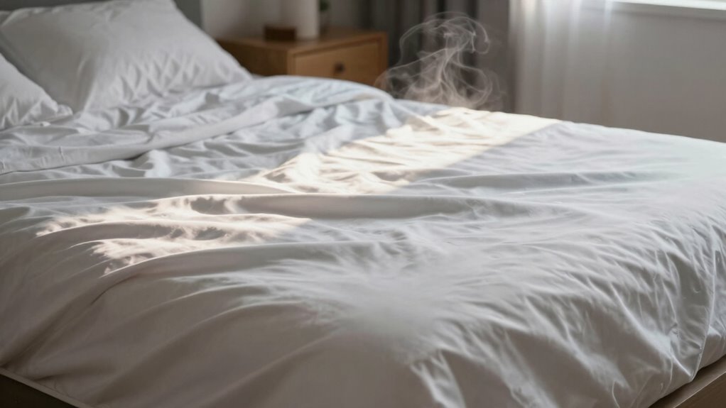 old mattress heat retention