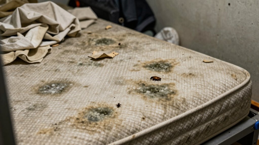 old mattresses harbor health hazards