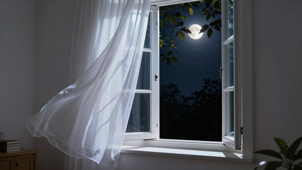 open windows for fresh air