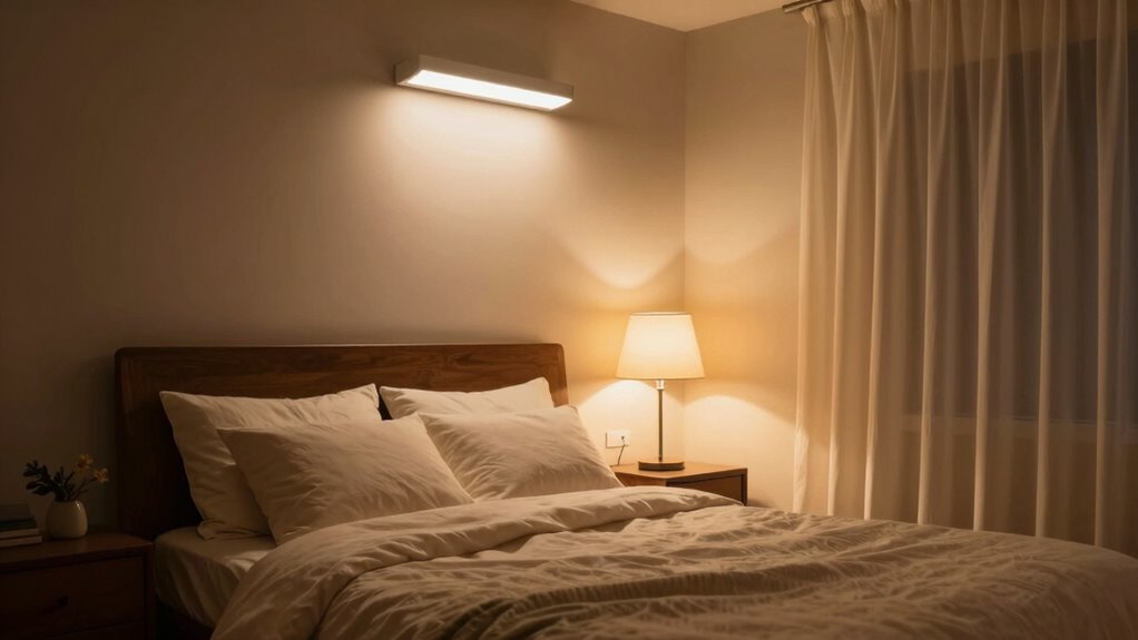 optimal bedroom lighting setup