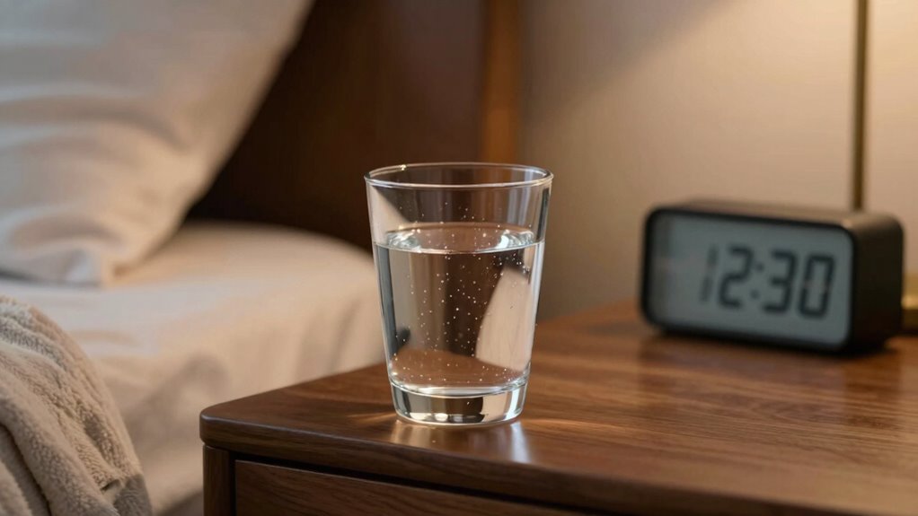 optimal bedtime hydration timing