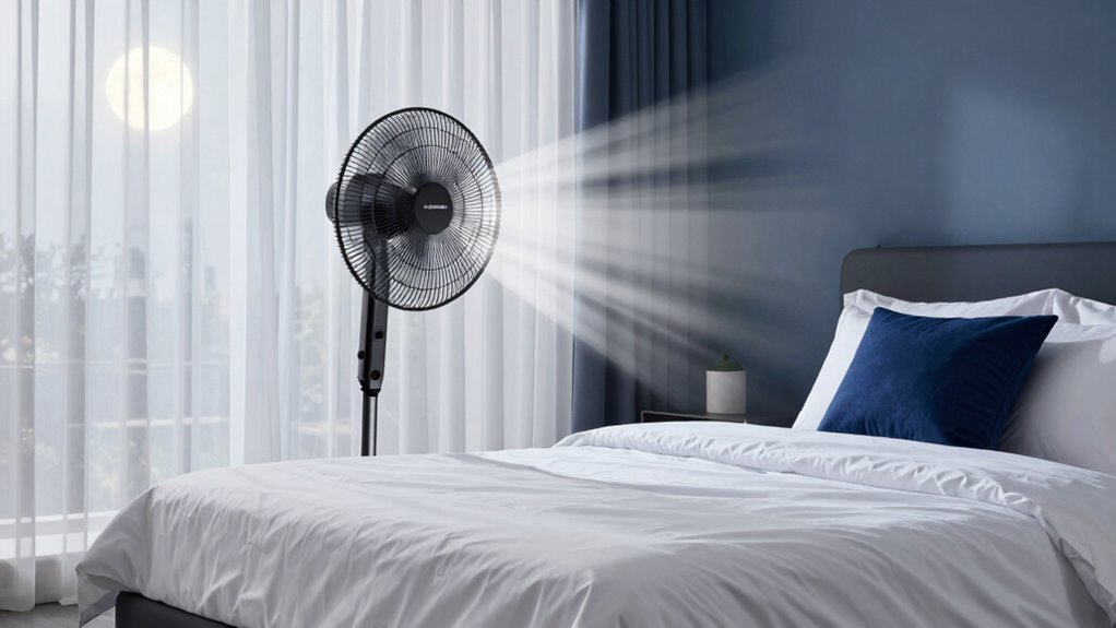 optimal fan angle position