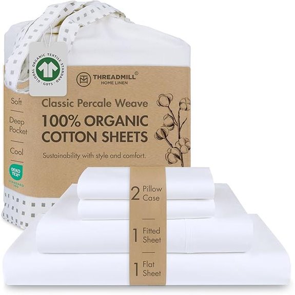 Threadmill Organic Cotton King Sheets (4-Piece)
