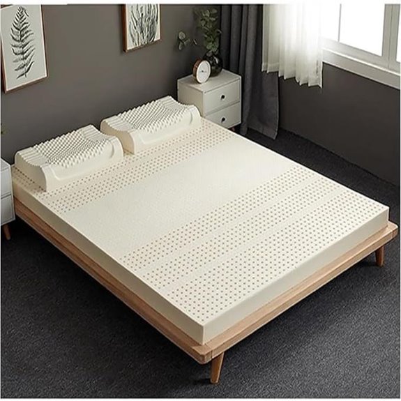 Organic Latex Mattress Topper 4 Inch King Size