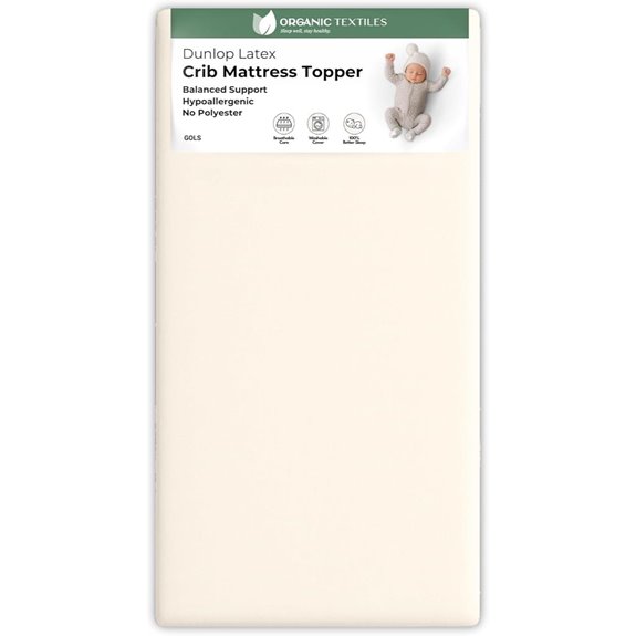 Organic Baby Mattress Topper with Wool Cover