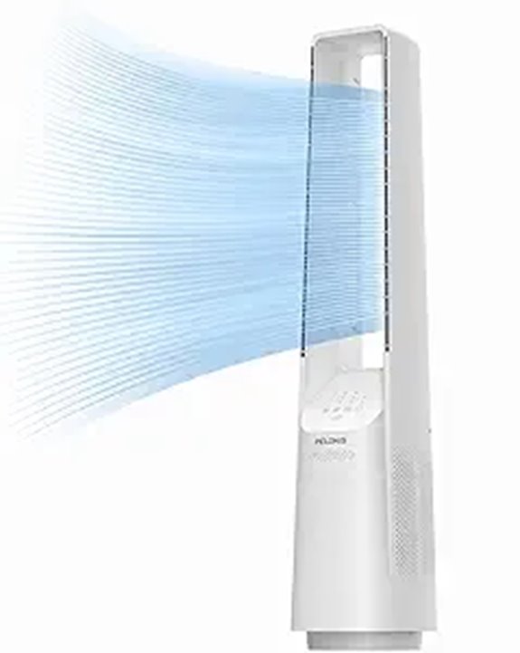 Pelonis Bladeless Tower Fan with Wi-Fi & 6 Speeds