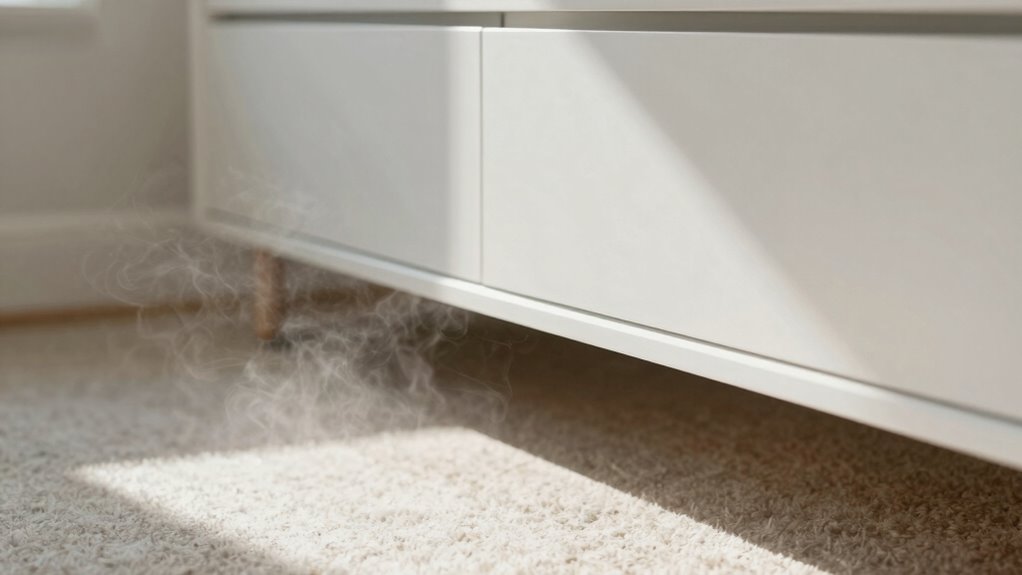 persistent fumes and high vocs