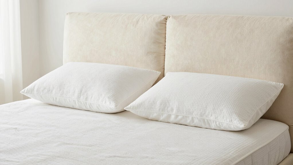 pillows falling through gap