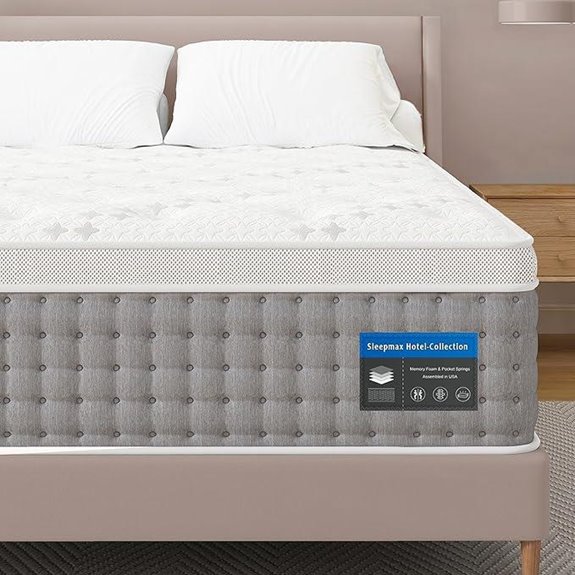 Sleepmax Plush Queen Mattress with Deep Sleep Comfort
