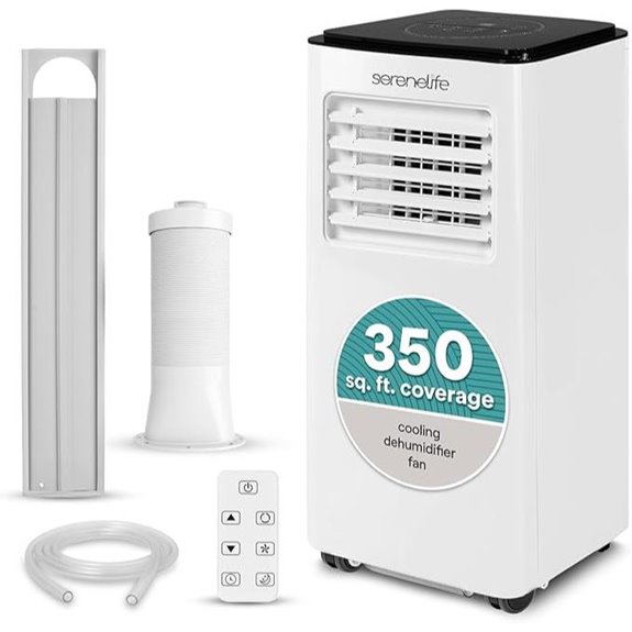 SereneLife 8000 BTU Portable 3-in-1 Air Conditioner