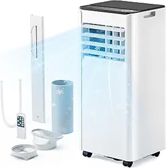 EUHOMY 8,000 BTU Portable 4-in-1 Air Conditioner
