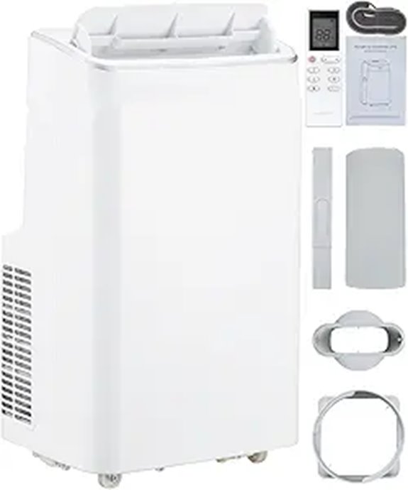 12000 BTU Portable AC with Remote Fan & Dehumidifier