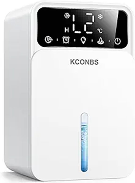 Portable Home Dehumidifier with Timer and Lights