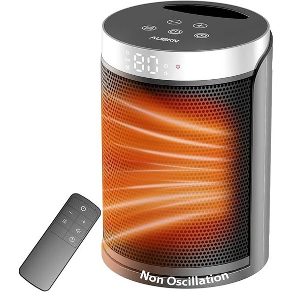 AUBKN Portable Electric Space Heater with Remote