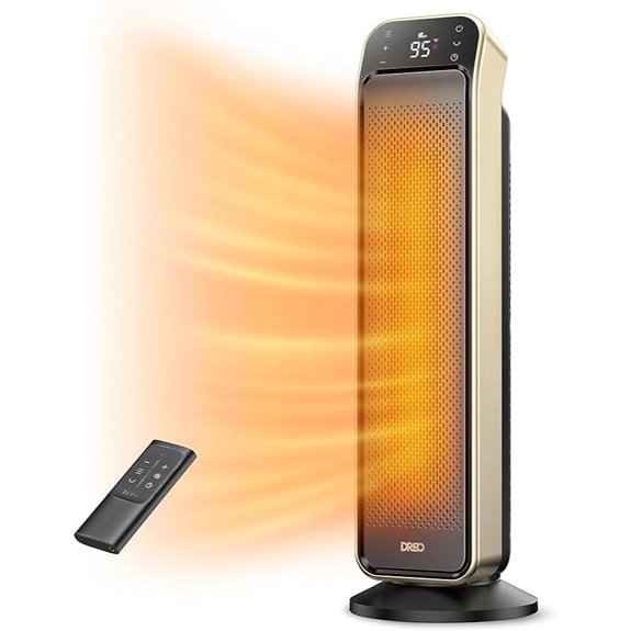 Dreo Portable Space Heater with Thermostat and Remote