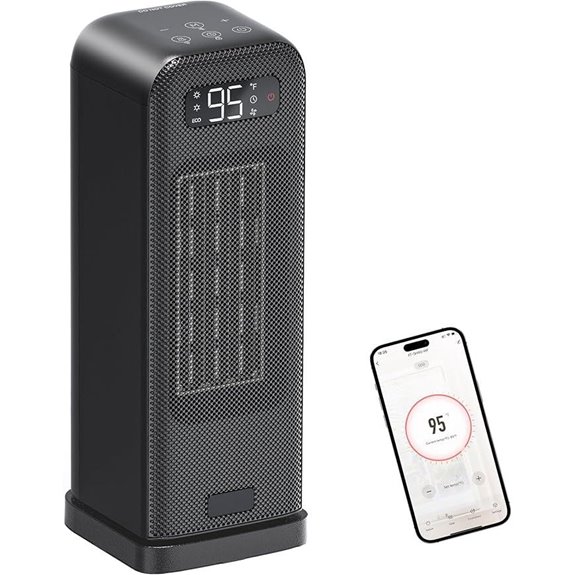 Morento Portable Space Heater with Thermostat and Voice Control