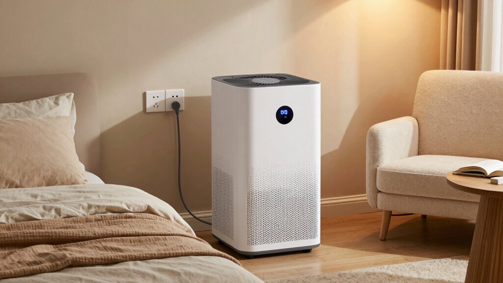 position dehumidifier near outlets