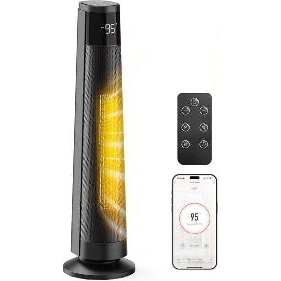 1500W WiFi Space Heater with Voice Control