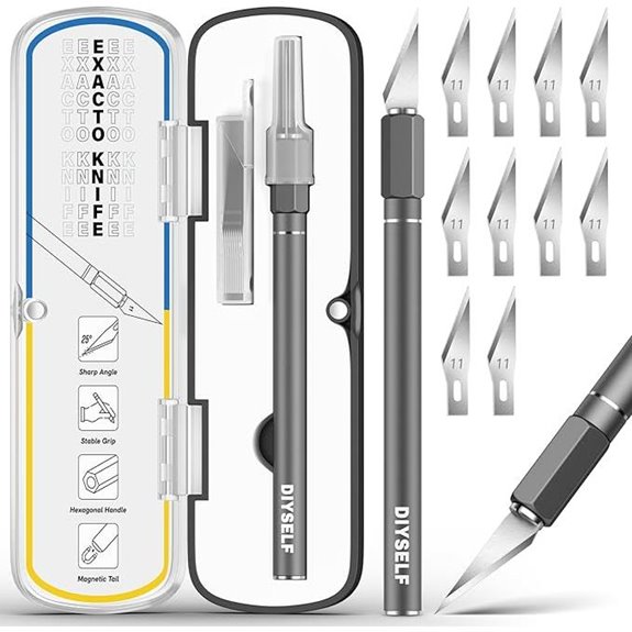 DIYSELF Exacto Knife Set with Case and Blades