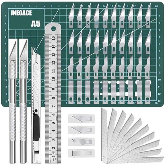 Jneoace Exacto Knife Craft Kit with 40 Blades