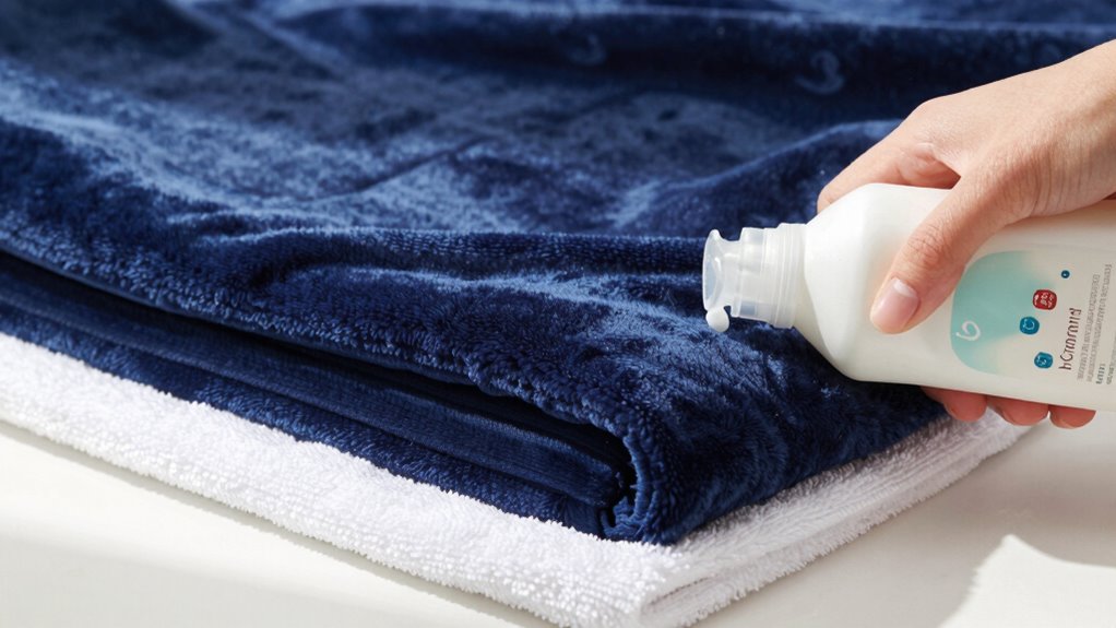 prepare blanket for washing