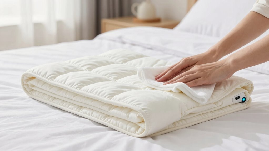 prepare unplug wash gently
