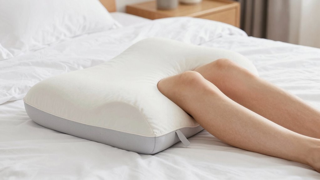 proper knee pillow placement